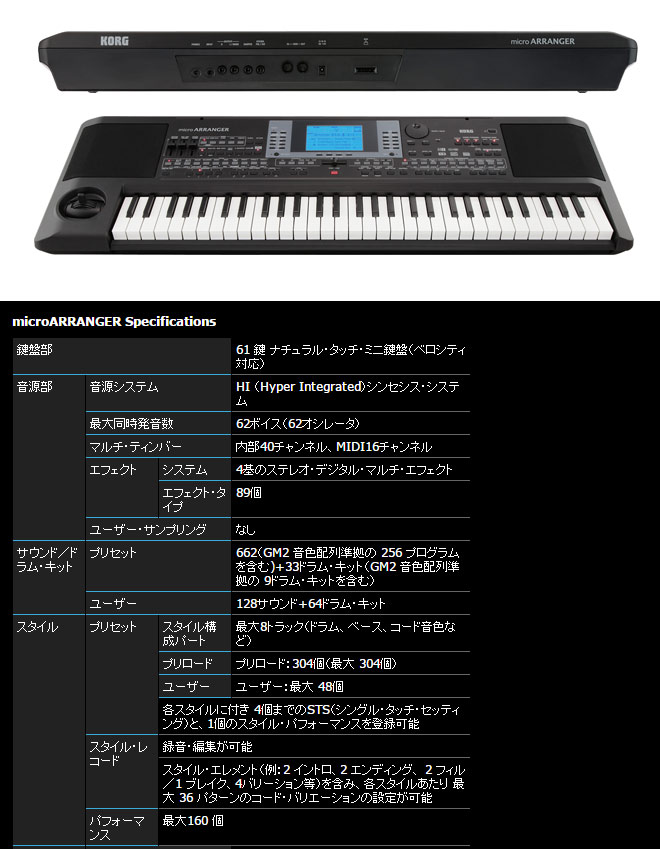 完了】microARRANGER MAR-1 （マイクロアレンジャー） シンセサイザー 【 ムラウチドットコム 】