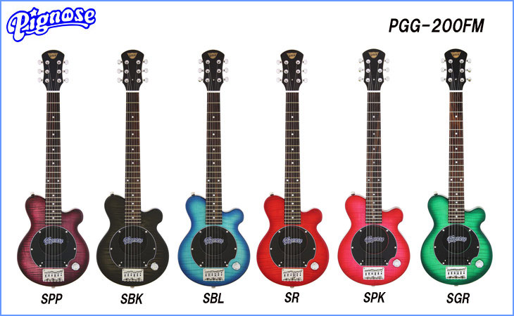 納期未定】PGG-200FM SGR(See-through Green) 【Electric Guitar