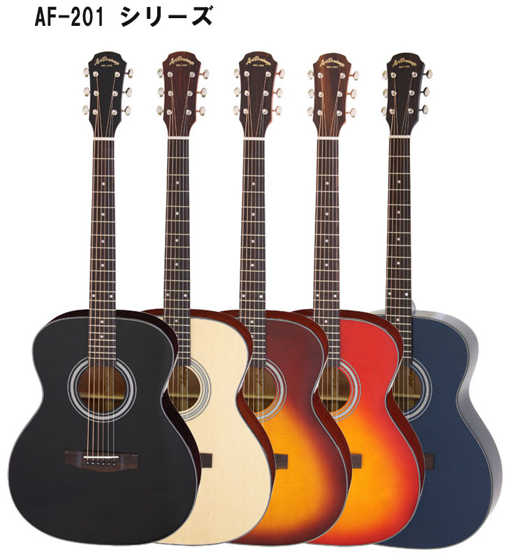 販売休止中】AF-201 Aria Dreadnought/ドレッドノート TS(Tobacco Sunburst) 【ソフトケース付き】 【  ムラウチドットコム 】