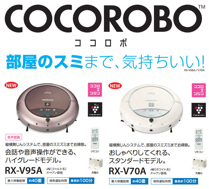 RX-V95A-N ロボット家電 COCOROBO/ココロボ (ゴールド系)【音声認識】 【 ムラウチドットコム 】