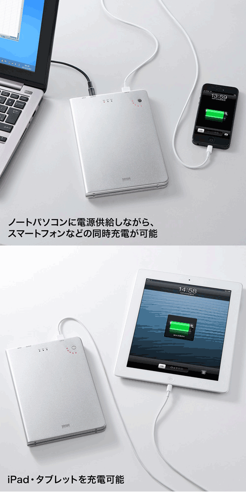 パソコン用モバイルバッテリー BTL-RDC6N サンワサプライ 未使用品 