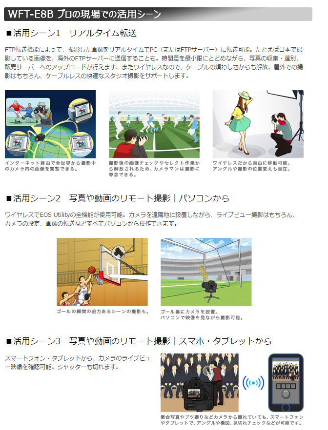 WFT-E8B ワイヤレスファイルトランスミッター 【EOS-1DX Mark II WFT-E8B ワイヤレスファイルトランスミッター 【EOS-1DX Mark II