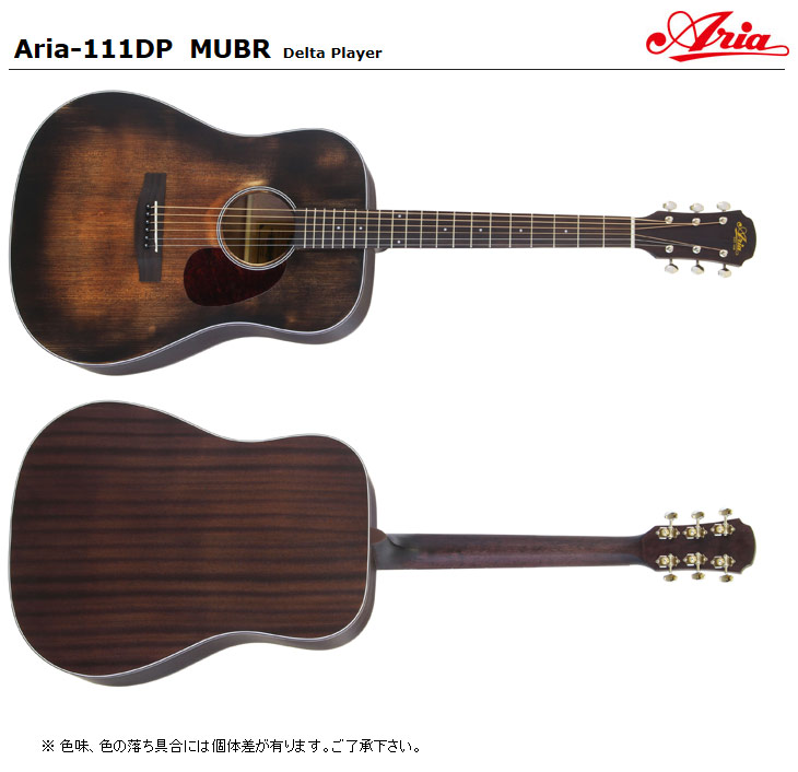 Aria-111DP MUBR アコースティックギター 【100 series】【ソフト