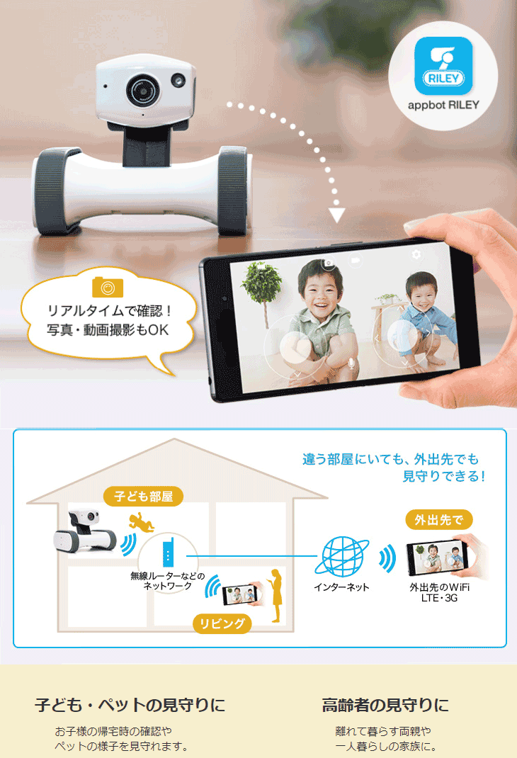 移動式ネットワークカメラ アボットライリー RB-RILEY 移動式ネットワークカメラ アボットライリー RB-RILEY