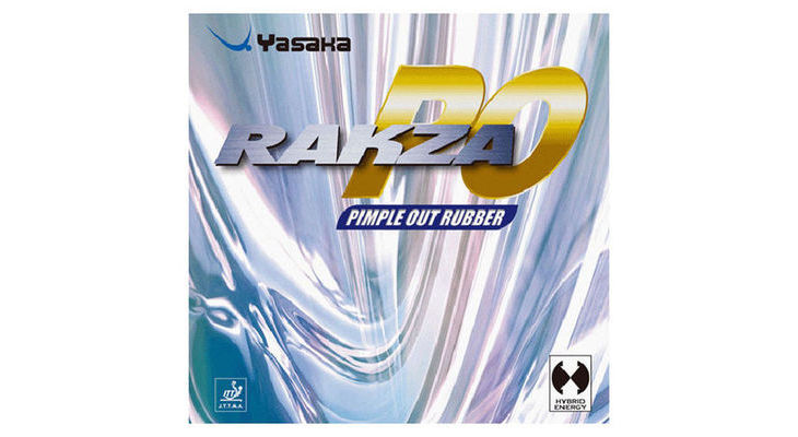 br>ヤサカ 表ソフトラバー ラクザPO RAKZA PO 特厚 潔 赤 [表ソフト /変化]