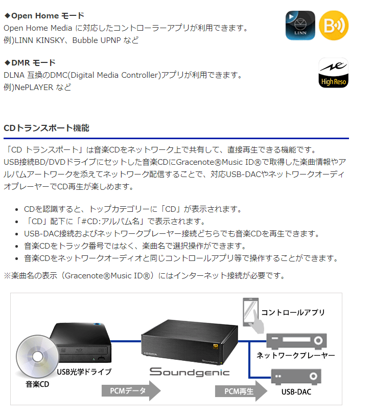 Web限定モデル ハイレゾ対応 HDD搭載ネットワークオーディオ