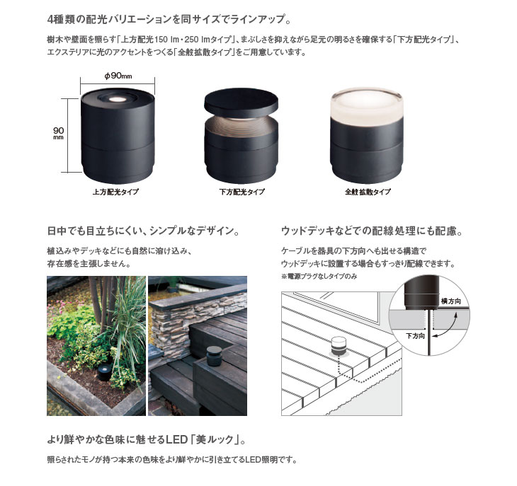 LGW45830LE1 LEDエクステリアガーデンライト 【下方配光150lm】【据置