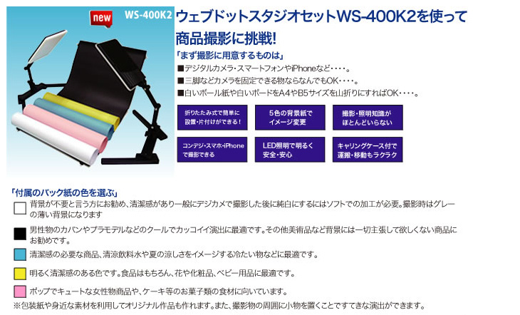 LPL ウェブドットスタジオセット WS-400K2 L18582-