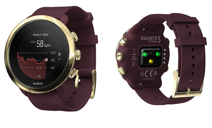 SUUNTO 3 FITNESS BURGUNDY まるっこい スント３フィットネス