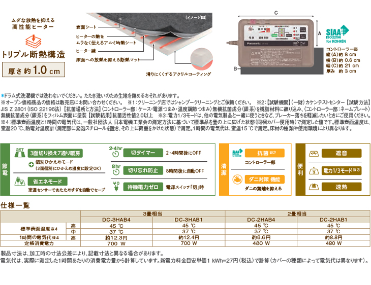 DC-3HAB1-C 着せ替えカーペット セットタイプ 3畳相当 【 ムラウチ