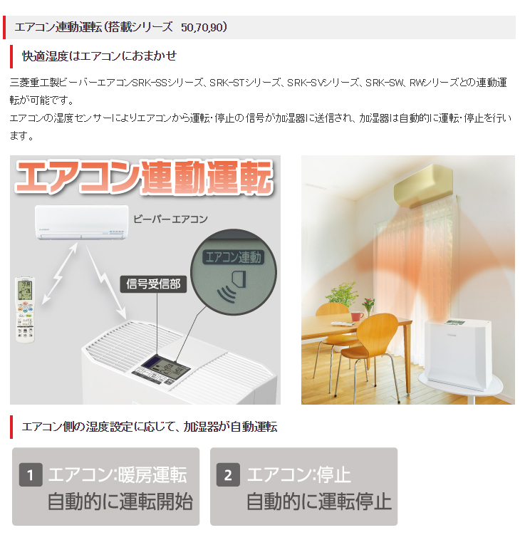 SHK50RR (-W) ハイブリッド式加湿器【ｒｏｏｍｉｓｔ ルーミスト】【８