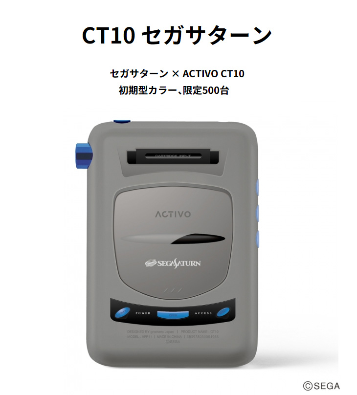 超格安一点 ACTIVO セガサターン CT10 Gray][プリイン セガサターン