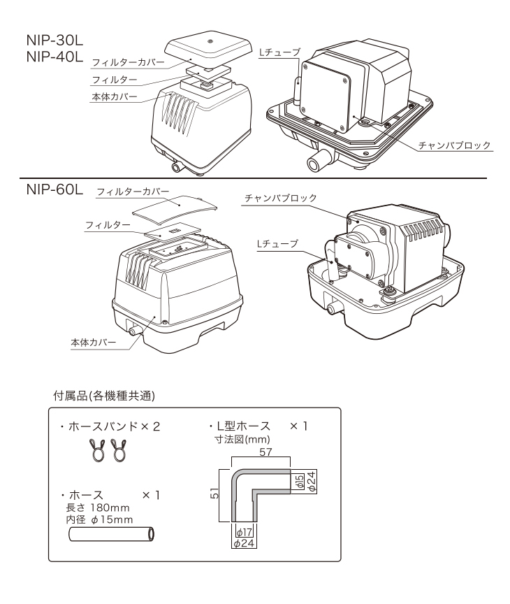 NIP-40L 浄化槽ポンプ（３０Ｌ）単独槽 吐出専用タイプ 【 ムラウチ