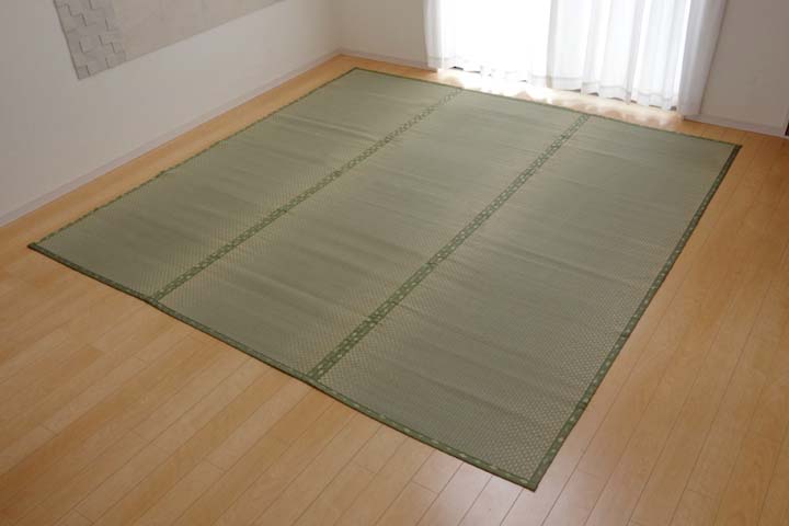 フリーカット い草 上敷き カーペット F不知火 団地間3畳(約170×255cm