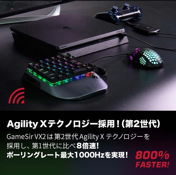 GameSir VX2 ゲーミングキーボード・マウスセット GAMESIRVX2