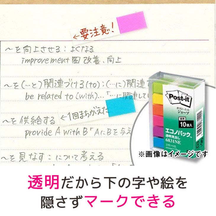 ポストイット ジョーブ エコノパック ハーフサイズ 詰替え ふせん