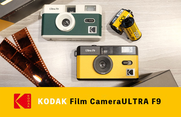 Kodak コダック KODAK ULTRA F9 フィルムカメラ (ブラック×イエロー 