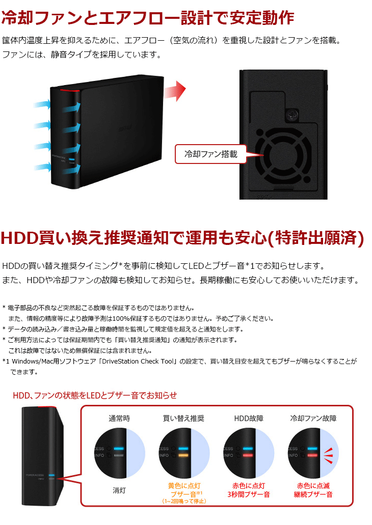 USB 3.2(Gen 1)/3.1(Gen 1)/3.0対応外付けハードディスク 4TB HD