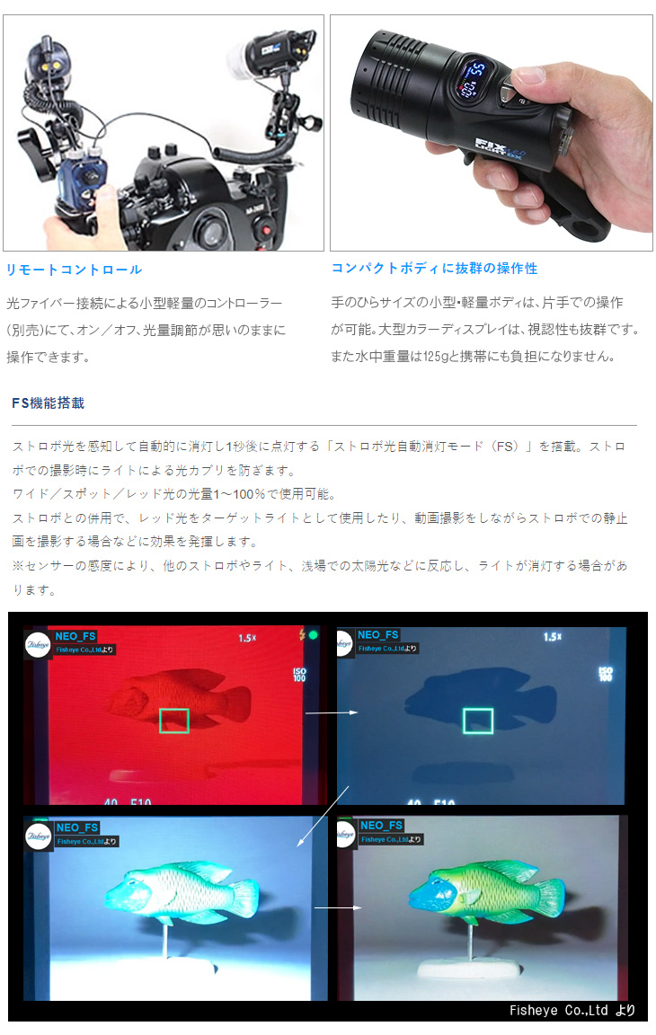 Fisheye フィッシュアイ FIX NEO Premium 1500DX SWRII FS とりあげ 