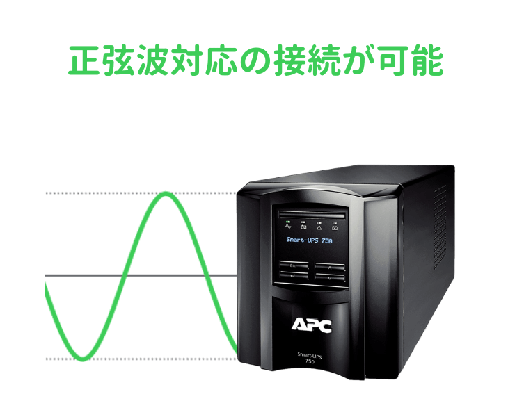 APC 無停電電源装置 UPS ラインインタラクティブ給電 正弦波 1年保証