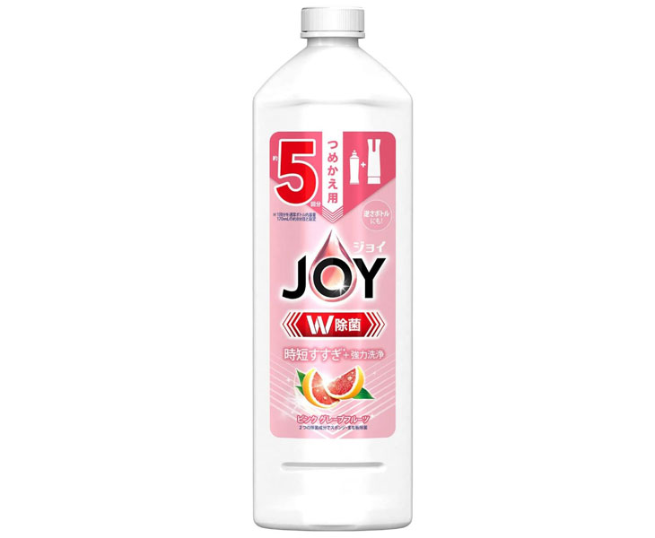 JOY ジョイ W除菌 食器用洗剤 ピンクグレープフルーツ つめかえ用 特大