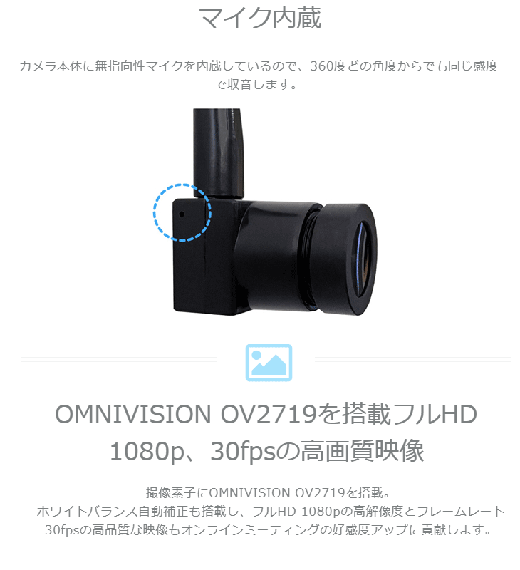 スマカメ 目線が合うWEBカメラ 好感度WEBカム USB-CAM02 【 ムラウチ