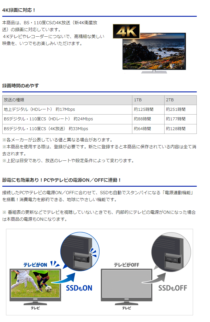 Web限定モデル USB 3.2 Gen 2対応スティックSSD 2TB パソコン/テレビ