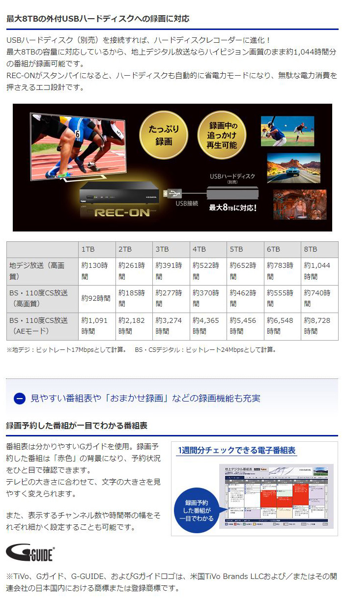 I-O DATA G-Guide HVTR-BCTX テレビチューナー ① Amazon.co.jp: I-O DATA 地上・BS・110度CSデジタル放送対応