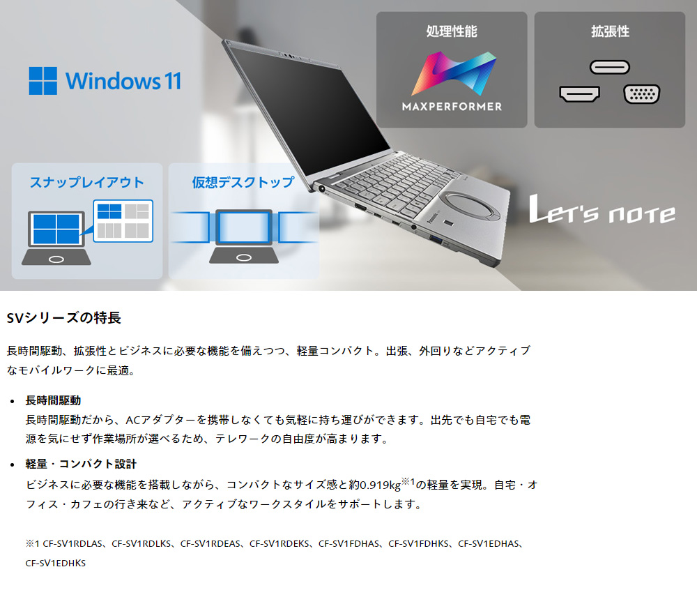 Panasonic パナソニック 12.1型ノートPC Let's note (Win11/i5/16GB