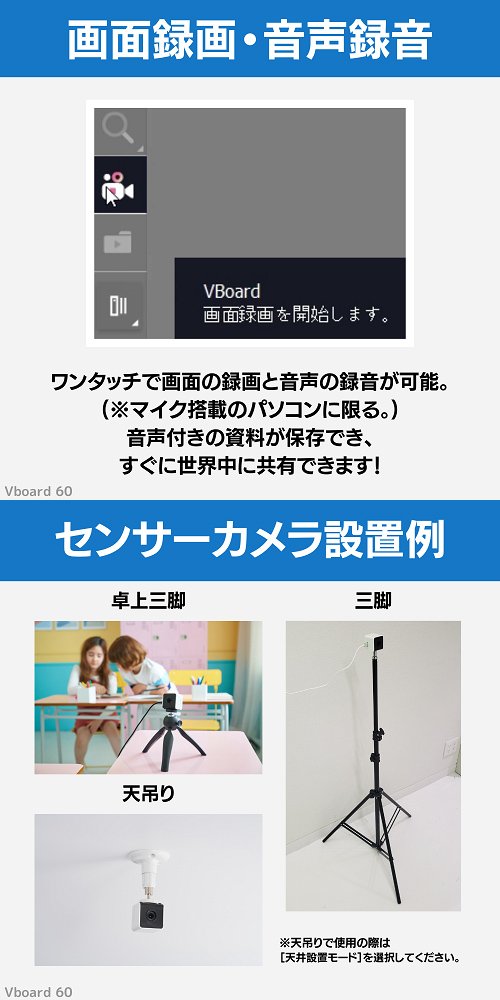 バーチャル電子黒板 VBOARD-60 VB002 【 ムラウチドットコム 】