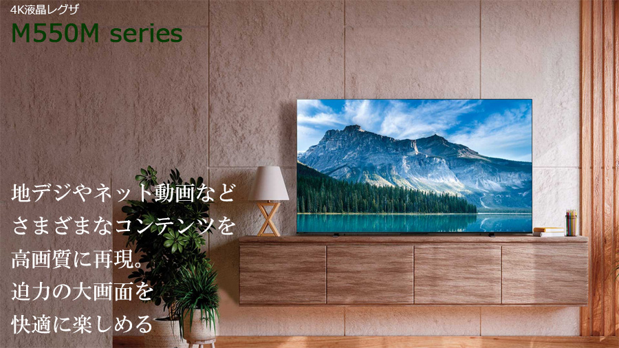 TVS REGZA 43M550M 43V型 4K液晶レグザ REGZA M550M series - ムラウチ