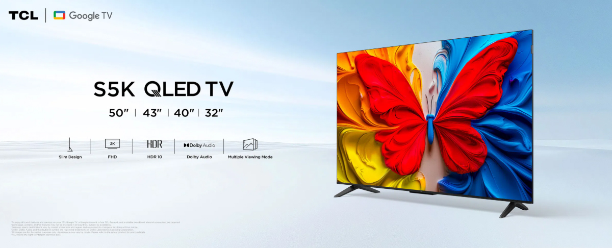 TCL 40S5K 40V型 フルハイビジョン液晶テレビ 量子ドット Smart対応